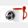 Keramiktasse mit Löffel 11oz, DURAGLAZE Miniaturansicht