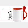 Keramiktasse mit Löffel 11oz, DURAGLAZE Miniaturansicht