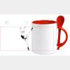 Keramiktasse mit Löffel 11oz, DURAGLAZE Miniaturansicht