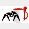 Keramiktasse mit Löffel 11oz, DURAGLAZE Miniaturansicht