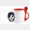 Keramiktasse mit Löffel 11oz, DURAGLAZE Miniaturansicht