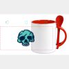 Keramiktasse mit Löffel 11oz, DURAGLAZE Miniaturansicht