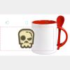 Keramiktasse mit Löffel 11oz, DURAGLAZE Miniaturansicht