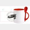 Keramiktasse mit Löffel 11oz, DURAGLAZE Miniaturansicht