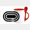 Keramiktasse mit Löffel 11oz, DURAGLAZE Miniaturansicht