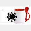 Keramiktasse mit Löffel 11oz, DURAGLAZE Miniaturansicht