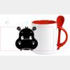 Keramiktasse mit Löffel 11oz, DURAGLAZE Miniaturansicht