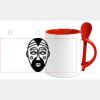 Keramiktasse mit Löffel 11oz, DURAGLAZE Miniaturansicht