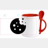 Keramiktasse mit Löffel 11oz, DURAGLAZE Miniaturansicht
