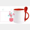 Keramiktasse mit Löffel 11oz, DURAGLAZE Miniaturansicht