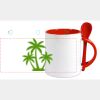 Keramiktasse mit Löffel 11oz, DURAGLAZE Miniaturansicht