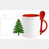 Keramiktasse mit Löffel 11oz, DURAGLAZE Miniaturansicht