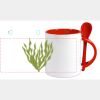 Keramiktasse mit Löffel 11oz, DURAGLAZE Miniaturansicht