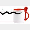 Keramiktasse mit Löffel 11oz, DURAGLAZE Miniaturansicht