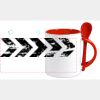 Keramiktasse mit Löffel 11oz, DURAGLAZE Miniaturansicht