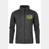 Männer Strickfleece-Jacke mit Stehkragen  E7700 Miniaturansicht