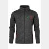 Männer Strickfleece-Jacke mit Stehkragen  E7700 Miniaturansicht