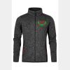 Männer Strickfleece-Jacke mit Stehkragen  E7700 Miniaturansicht