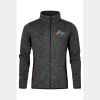 Männer Strickfleece-Jacke mit Stehkragen  E7700 Miniaturansicht