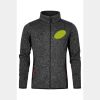 Männer Strickfleece-Jacke mit Stehkragen  E7700 Miniaturansicht