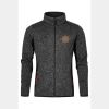 Männer Strickfleece-Jacke mit Stehkragen  E7700 Miniaturansicht