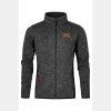 Männer Strickfleece-Jacke mit Stehkragen  E7700 Miniaturansicht