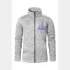 Männer Strickfleece-Jacke  C+ mit Stehkragen E7720 Miniaturansicht