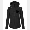 Frauen Softshell Winterjacke E7865 Miniaturansicht